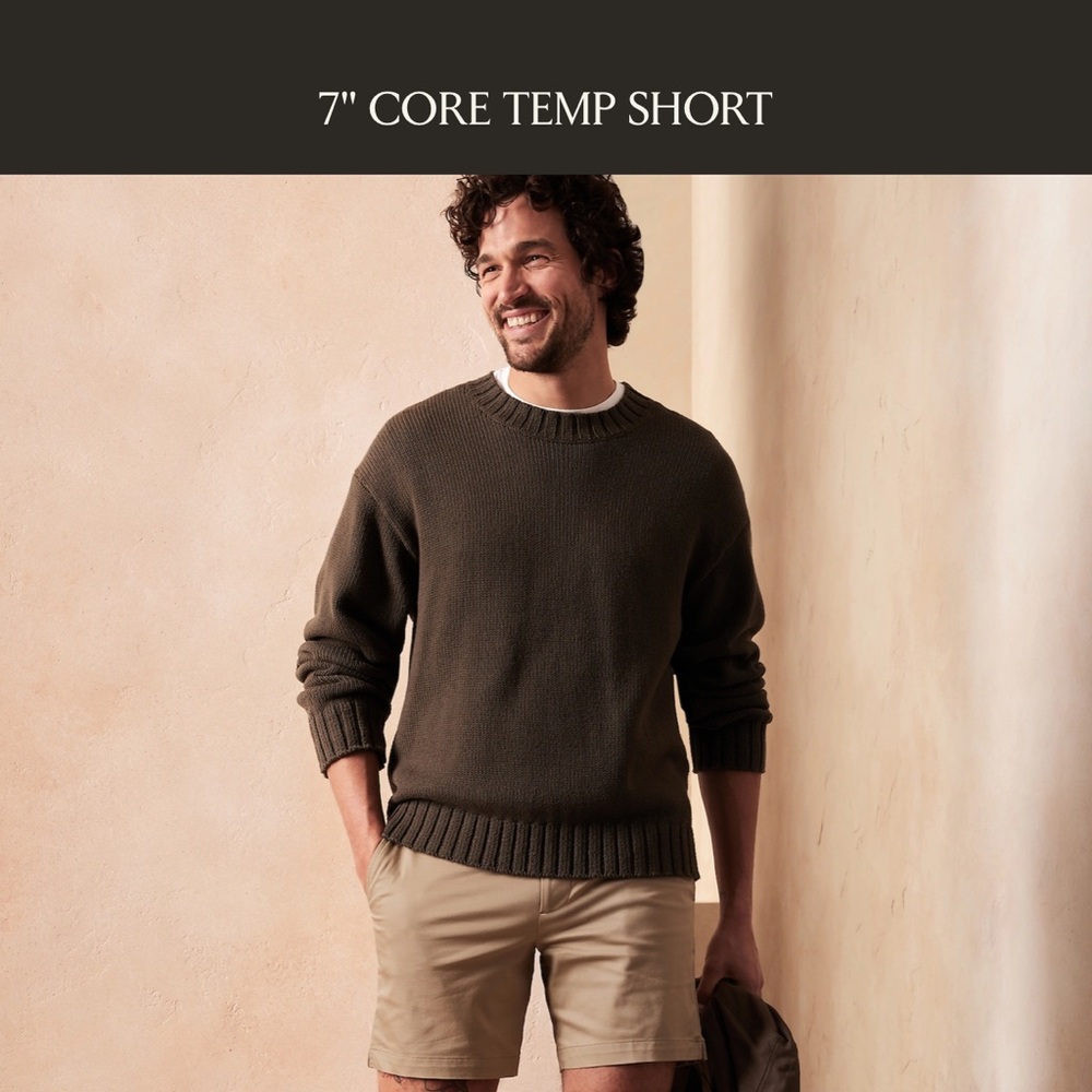 Banana republic 36W maverick tan shorts